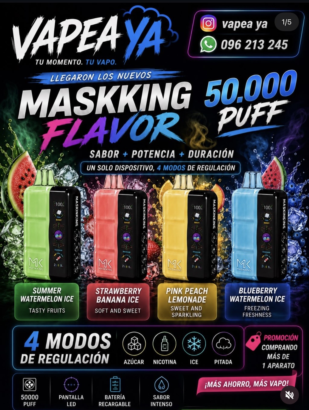 Maskking Flavor 50000 puff - IMG 7825